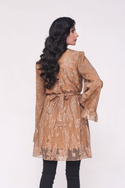 Ladies Dress K0001 Beige